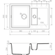 Купить Кухонная мойка Omoikiri Sakaime 78-2-WH Tetogranit/белый (4993128) по цене 32388 руб., в Санкт-Петебруге в интернет магазине 100-Систем, а также дургие товары Omoikiri из раздела Двойные мойки и Кухонные мойки