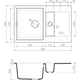 Купить Кухонная мойка Omoikiri Sakaime 78-2-BL (4993114) по цене 32388 руб., в Санкт-Петебруге в интернет магазине 100-Систем, а также дургие товары Omoikiri из раздела Двойные мойки и Кухонные мойки