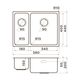 Купить Кухонная мойка Omoikiri Tadzava 58-2-U/I-IN-R ULTRA 15 нерж.сталь/нержавеющая сталь (4997117) по цене 29688 руб., в Санкт-Петебруге в интернет магазине 100-Систем, а также дургие товары Omoikiri из раздела Двойные мойки и Кухонные мойки