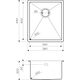 Купить Кухонная мойка Omoikiri Taki 38-U/IF IN Нержавеющая сталь 4973043 (4973043) по цене 35588 руб., в Санкт-Петебруге в интернет магазине 100-Систем, а также дургие товары Omoikiri из раздела Интегрированные мойки и Кухонные мойки