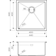 Купить Кухонная мойка Omoikiri Taki 44-U/IF IN Нержавеющая сталь 4973044 (4973044) по цене 42888 руб., в Санкт-Петебруге в интернет магазине 100-Систем, а также дургие товары Omoikiri из раздела Интегрированные мойки и Кухонные мойки