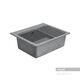 Купить Мойка для кухни из литого мрамора AQUATON Делия 60 прямоугольная серая 1A715232LD230 (1a715232ld230) по цене 7700 руб., в Санкт-Петебруге в интернет магазине 100-Систем, а также дургие товары AQUATON из раздела Накладные мойки и Кухонные мойки