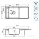 Купить Мойка для кухни из литого мрамора AQUATON Беллис 97 кофе 1A725132BS280 (1a725132bs280) по цене 14700 руб., в Санкт-Петебруге в интернет магазине 100-Систем, а также дургие товары AQUATON из раздела Накладные мойки и Кухонные мойки