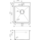 Купить Кухонная мойка Omoikiri Akisame 41 LG Светлое золото 4973080 (4973080) по цене 40788 руб., в Санкт-Петебруге в интернет магазине 100-Систем, а также дургие товары Omoikiri из раздела Накладные мойки и Кухонные мойки
