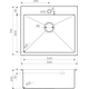 Купить Кухонная мойка Omoikiri Akisame 59 IN Нержавеющая сталь 4973055 (4973055) по цене 44988 руб., в Санкт-Петебруге в интернет магазине 100-Систем, а также дургие товары Omoikiri из раздела Накладные мойки и Кухонные мойки