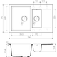 Купить Кухонная мойка Omoikiri Daisen 78-2-PA Artgranit/пастила (4993330) по цене 26088 руб., в Санкт-Петебруге в интернет магазине 100-Систем, а также дургие товары Omoikiri из раздела Накладные мойки и Кухонные мойки