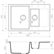 Купить Кухонная мойка Omoikiri Daisen 78-2-GR Artgranit/leningrad grey (4993332) по цене 26088 руб., в Санкт-Петебруге в интернет магазине 100-Систем, а также дургие товары Omoikiri из раздела Накладные мойки и Кухонные мойки