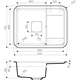 Купить Кухонная мойка Omoikiri Tasogare-65-BL (4993490) по цене 29288 руб., в Санкт-Петебруге в интернет магазине 100-Систем, а также дургие товары Omoikiri из раздела Накладные мойки и Кухонные мойки