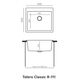 Купить Кухонная каменная мойка TOLERO Classic R-111 черная (765681) по цене 9800 руб., в Санкт-Петебруге в интернет магазине 100-Систем, а также дургие товары TOLERO из раздела Накладные мойки и Кухонные мойки