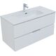 Купить Мебель для ванной Aquanet Алвита New 100 2 ящика, белый матовый (274205) по цене 51793 руб., в Санкт-Петебруге в интернет магазине 100-Систем, а также дургие товары AQUANET из раздела Готовые решения для ванной комнаты и Мебель для ванной комнаты