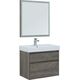 Купить Мебель для ванной Aquanet Nova Lite 75 дуб рошелье (2 ящика) (242904) по цене 44885 руб., в Санкт-Петебруге в интернет магазине 100-Систем, а также дургие товары AQUANET из раздела Готовые решения для ванной комнаты и Мебель для ванной комнаты