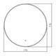 Купить Зеркало для ванной Azario Плаза D770 LED-00002246 (led-00002246) по цене 14416 руб., в Санкт-Петебруге в интернет магазине 100-Систем, а также дургие товары Azario из раздела Зеркала и Мебель для ванной комнаты