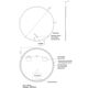 Купить Зеркало для ванной Azario D900 AZ-Z-006CS  (az-z-006cs) по цене 16267 руб., в Санкт-Петебруге в интернет магазине 100-Систем, а также дургие товары Azario из раздела Зеркала и Мебель для ванной комнаты