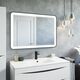 Купить Зеркало Iddis Cloud CLO1000i98 100x70 Черное (clo1000i98) по цене 21900 руб., в Санкт-Петебруге в интернет магазине 100-Систем, а также дургие товары IDDIS из раздела Зеркала и Мебель для ванной комнаты