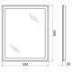 Купить Зеркало BelBagno SPC-GRT 50 с кнопочным выключателем с подсветкой (spc-grt-500-600-led-btn) по цене 7710 руб., в Санкт-Петебруге в интернет магазине 100-Систем, а также дургие товары BelBagno из раздела Зеркала и Мебель для ванной комнаты