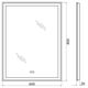 Купить Зеркало BelBagno SPC-GRT-600-800-LED-TCH-WARM (spc-grt-600-800-led-tch-warm) по цене 11290 руб., в Санкт-Петебруге в интернет магазине 100-Систем, а также дургие товары BelBagno из раздела Зеркала и Мебель для ванной комнаты