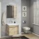 Купить COMFORTY. Зеркало-шкаф "Тромсе-60" дуб сонома (00004142221) по цене 7100 руб., в Санкт-Петебруге в интернет магазине 100-Систем, а также дургие товары COMFORTY из раздела Зеркальные шкафы для ванной и Мебель для ванной комнаты