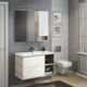 Купить Зеркало-шкаф Comforty Гамбург-90 дуб сонома (00004142227cf) по цене 11300 руб., в Санкт-Петебруге в интернет магазине 100-Систем, а также дургие товары COMFORTY из раздела Зеркальные шкафы для ванной и Мебель для ванной комнаты
