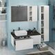 Купить COMFORTY. Шкаф-колонна "Милан-40" белый глянец (00004136467) по цене 18700 руб., в Санкт-Петебруге в интернет магазине 100-Систем, а также дургие товары COMFORTY из раздела Пеналы и Пеналы, комоды, шкафы