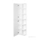 Купить Шкаф - колонна AQUATON Сканди с зеркалом белый 1A253403SD010 (1a253403sd010) по цене 11580 руб., в Санкт-Петебруге в интернет магазине 100-Систем, а также дургие товары AQUATON из раздела Зеркальные шкафы для ванной и Мебель для ванной комнаты