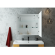 Купить Зеркало-шкаф Континент ALLURE 800х800 белый (мвк045) по цене 23780 руб., в Санкт-Петебруге в интернет магазине 100-Систем, а также дургие товары Континент из раздела Зеркальные шкафы для ванной и Мебель для ванной комнаты