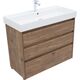 Купить Тумба под раковину Aquanet Nova Lite 100 дуб рустикальный (3 ящика) (00302480) по цене 16355 руб., в Санкт-Петебруге в интернет магазине 100-Систем, а также дургие товары AQUANET из раздела Тумбы под раковину и Мебель для ванной комнаты