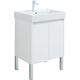 Купить Тумба под раковину Aquanet Nova Lite 60 белый глянец (2 дверцы) (00298847) по цене 9772 руб., в Санкт-Петебруге в интернет магазине 100-Систем, а также дургие товары AQUANET из раздела Тумбы под раковину и Мебель для ванной комнаты