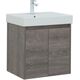 Купить Тумба под раковину Aquanet Nova Lite 60 дуб рошелье (2 дверцы) (00298848) по цене 7970 руб., в Санкт-Петебруге в интернет магазине 100-Систем, а также дургие товары AQUANET из раздела Тумбы под раковину и Мебель для ванной комнаты