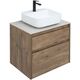 Купить Тумба под раковину Aquanet Nova Lite 60 дуб рустикальный (2 ящика) (00249512) по цене 14914 руб., в Санкт-Петебруге в интернет магазине 100-Систем, а также дургие товары AQUANET из раздела Тумбы под раковину и Мебель для ванной комнаты