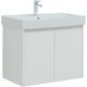 Купить Тумба под раковину Aquanet Nova Lite 75 белый глянец (2 дверцы) (00298850) по цене 10857 руб., в Санкт-Петебруге в интернет магазине 100-Систем, а также дургие товары AQUANET из раздела Тумбы под раковину и Мебель для ванной комнаты