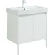 Купить Тумба под раковину Aquanet Nova Lite 75 белый глянец (2 дверцы) (00298850) по цене 10857 руб., в Санкт-Петебруге в интернет магазине 100-Систем, а также дургие товары AQUANET из раздела Тумбы под раковину и Мебель для ванной комнаты