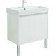 Купить Тумба под раковину Aquanet Nova Lite 75 белый глянец (2 дверцы) (00298850) по цене 10857 руб., в Санкт-Петебруге в интернет магазине 100-Систем, а также дургие товары AQUANET из раздела Тумбы под раковину и Мебель для ванной комнаты