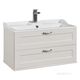Купить Тумба под раковину AQUATON Леон 80 дуб белый 1A186301LBPS0 (1a186301lbps0) по цене 22110 руб., в Санкт-Петебруге в интернет магазине 100-Систем, а также дургие товары AQUATON из раздела Тумбы под раковину и Мебель для ванной комнаты