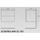 Купить Тумба для комплекта Belbagno Aurora-600-2C-SO-RT (aurora-600-2c-so-rt) по цене 23680 руб., в Санкт-Петебруге в интернет магазине 100-Систем, а также дургие товары BelBagno из раздела Тумбы под раковину и Мебель для ванной комнаты