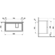 Купить Тумба под раковину Laufen Kartell 88 4.0760.8.033.640.1 подвесная Белая матовая (4.0760.8.033.640.1) по цене 117282.06 руб., в Санкт-Петебруге в интернет магазине 100-Систем, а также дургие товары LAUFEN из раздела Тумбы под раковину и Мебель для ванной комнаты