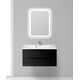 Купить Тумба для комплекта BelBagno MARINO-900-2C-SO-NL-P nero lucido (marino-900-2c-so-nl-p) по цене 24210 руб., в Санкт-Петебруге в интернет магазине 100-Систем, а также дургие товары BelBagno из раздела Тумбы под раковину и Мебель для ванной комнаты
