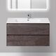 Купить Тумба для комплекта BelBagno PIETRA-1000-2C-SO-PT stone (pietra-1000-2c-so-pt) по цене 42020 руб., в Санкт-Петебруге в интернет магазине 100-Систем, а также дургие товары BelBagno из раздела Тумбы под раковину и Мебель для ванной комнаты