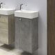 Купить COMFORTY. Тумба-умывальник "Асти-40" бетон светлый с раковиной COMFORTY 9140 (00-00013669cf) по цене 12700 руб., в Санкт-Петебруге в интернет магазине 100-Систем, а также дургие товары COMFORTY из раздела Тумбы с умывальником и Мебель для ванной комнаты