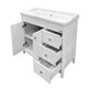 Купить COMFORTY. Тумба-умывальник "Тбилиси-90" белый глянец с раковиной COMFORTY XD-F90 (00003132630) по цене 47500 руб., в Санкт-Петебруге в интернет магазине 100-Систем, а также дургие товары COMFORTY из раздела Тумбы с умывальником и Мебель для ванной комнаты