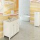Купить COMFORTY. Тумба-умывальник "Тбилиси-90" белый глянец с раковиной COMFORTY XD-F90 (00003132630) по цене 47500 руб., в Санкт-Петебруге в интернет магазине 100-Систем, а также дургие товары COMFORTY из раздела Тумбы с умывальником и Мебель для ванной комнаты