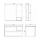Купить COMFORTY. Тумба-умывальник "Турин-90L" дуб бежевый с раковиной COMFORTY 9090EL (00004137135) по цене 29800 руб., в Санкт-Петебруге в интернет магазине 100-Систем, а также дургие товары COMFORTY из раздела Тумбы с умывальником и Мебель для ванной комнаты