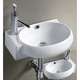 Купить Раковина CeramaLux 43 9100R Белая (9100r) по цене 9484.8 руб., в Санкт-Петебруге в интернет магазине 100-Систем, а также дургие товары CeramaLux из раздела Угловые раковины и Раковины и пьедесталы