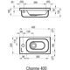 Купить Раковина Ravak Chrome 400 Белая левая (xjgl1100000) по цене 18150 руб., в Санкт-Петебруге в интернет магазине 100-Систем, а также дургие товары RAVAK из раздела Подвесные раковины и Раковины и пьедесталы