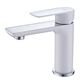 Купить Смеситель ABBER Weiss Insel AF8010W для раковины, белый-хром (af8010w) по цене 8820 руб., в Санкт-Петебруге в интернет магазине 100-Систем, а также дургие товары ABBER из раздела Рычажные смесители и Смесители для раковины