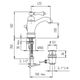 Купить Смеситель Cezares Margot MARGOT-LSM1-A-03/24-Bi для раковины (margot-lsm1-a-03/24-bi) по цене 42240 руб., в Санкт-Петебруге в интернет магазине 100-Систем, а также дургие товары CEZARES из раздела Рычажные смесители и Смесители для раковины
