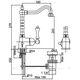 Купить Смеситель Cezares Margot MARGOT-LSM2-02-Bi для раковины (margot-lsm2-02-bi) по цене 42690 руб., в Санкт-Петебруге в интернет магазине 100-Систем, а также дургие товары CEZARES из раздела Рычажные смесители и Смесители для раковины