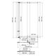Купить Шторка для ванны WasserKRAFT 41S02-80 148х8х56, профиль хром (41s02-80) по цене 21264 руб., в Санкт-Петебруге в интернет магазине 100-Систем, а также дургие товары WasserKRAFT из раздела Стеклянные шторки для ванн и Сантехника