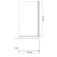 Купить Шторка для ванны Azario Merrit 80х140 цвет профиля черный (az-nf6310-1 800 black) по цене 15159 руб., в Санкт-Петебруге в интернет магазине 100-Систем, а также дургие товары Azario из раздела Стеклянные шторки для ванн и Сантехника