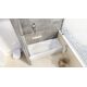 Купить Шторка для ванны Ravak PVS1-80 белая транспарент (79840100z1) по цене 22770 руб., в Санкт-Петебруге в интернет магазине 100-Систем, а также дургие товары RAVAK из раздела Стеклянные шторки для ванн и Сантехника