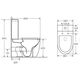 Купить Унитаз компакт Azario Renda AZ-8693 напольный белый (az-8693) по цене 20832 руб., в Санкт-Петебруге в интернет магазине 100-Систем, а также дургие товары Azario из раздела Универсальный выпуск и Унитазы-компакт с бачком